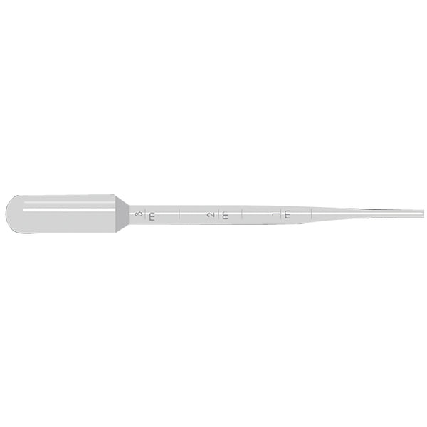 Non-Sterile, Graduated, PIPETTES, 1ml graduations, Pack of, 500