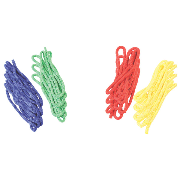 SKIPPING ROPES, Coloured Nylon & Plastic, Nylon, Set of 12