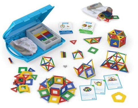 GEOMAG GEOMETRY SET SMALL, Age 5+, Set of 244 pieces