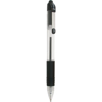 Ballpoint Pens, ZEBRA Z-Grip;, Black, Pack of 12