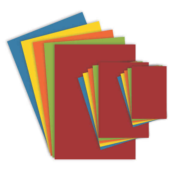 A4, Bright Red, 230 micron, Pack of, 100 sheets