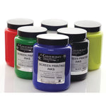 Colourcraft Paper & Lino Inks, Pack of, 6 x 500ml pots