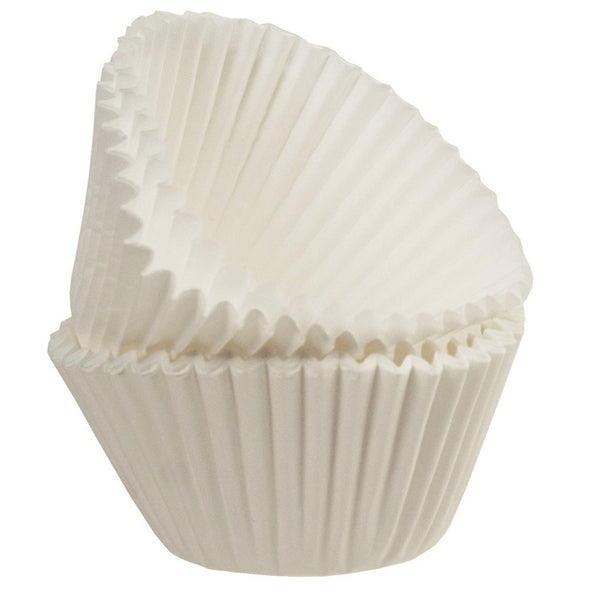 MUFFIN CASES, Plain White, 70mm, Pack of 250