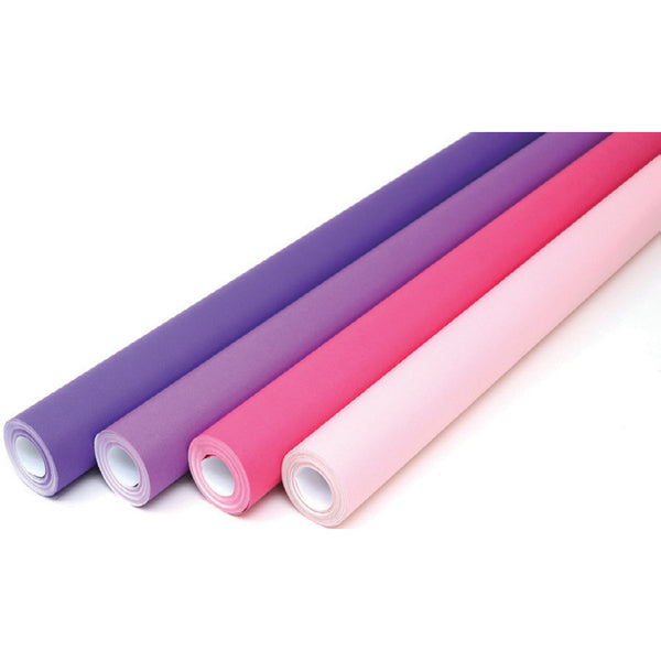 FADELESS POSTER ROLLS, Colour themed Fadeless Assortments, Purples/Pinks, Pack of 4