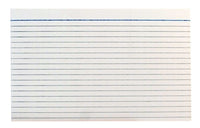 127 x 76mm White Index Cards, Box of 1000