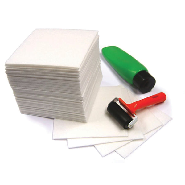 PRINTING TILES, Polystyrene, 300 x 300mm, 3mm thick, Pack of 10