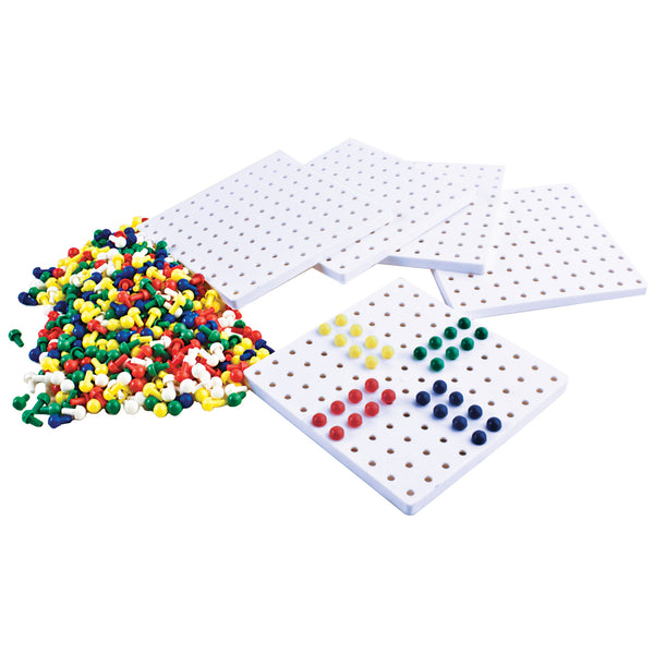 GEOMETRY PATTERNS & SYMMETRY, Pegboard and Pegs Set, Set