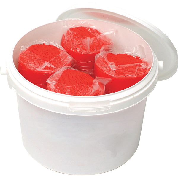 FINGER SOFT DOUGH, Brights - Single Colours, Red, Tub of, 2.5kg