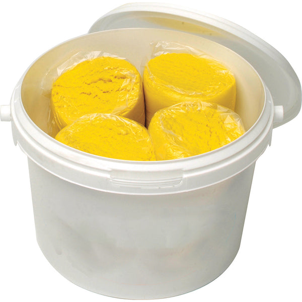 FINGER SOFT DOUGH, Brights - Single Colours, Yellow, Tub of, 2.5kg