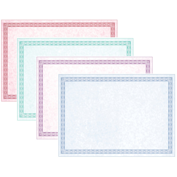 CARD, Marble Effect with Decorative Frame, A4, Pack of, 100