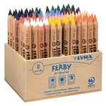 CHUNKY TRIANGULAR COLORED PENCILS, LYRA Ferby, Pack of 96