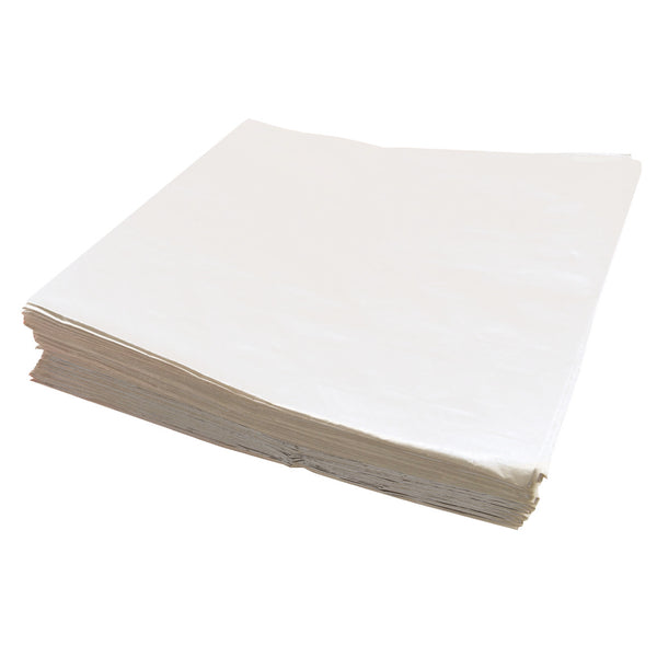 TABLE COVERS, Paper, Plain White, 900 x 900mm, Pack of 25