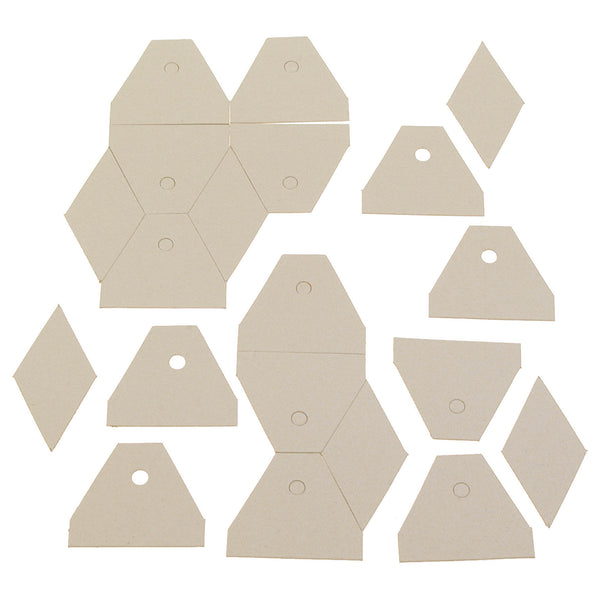 CARDBOARD SHAPES, Card Axle Supports, 35mm, Pack of 100