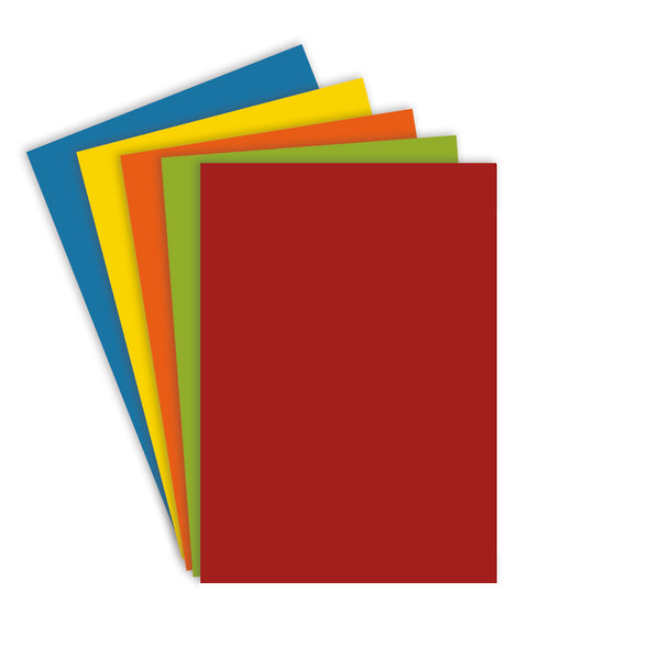 A4, ASSORTED BRIGHT CARD, 380 micron, Pack of, 100 sheets