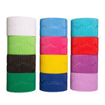 CORRUGATED PAPER BORDER ROLLS, Scalloped Cut Brights, Royal Blue, Each