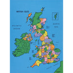 MATS, PLAY MAP, Rubber backed, British Isles, 730 x 990mm, Each