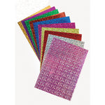 HOLOGRAPHIC FOIL CARD ASSORTED, A4, Pack of, 20