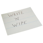 WRITE 'N' WIPE BOARDS, 3 Lines - Flexible, 280 x 235mm, Pack of 30