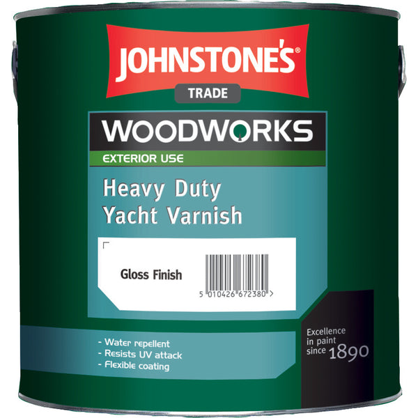 VARNISH, Hardwearing Varnish, Clear Gloss, 2.5 litres