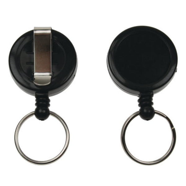 SNAP-BACK BADGE REELS, With Key Ring, Pack of 10