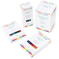 SMARTBUY, FIBRE TIPPED COLOURING PENS, Fine Tip, Assorted, Pack of 20