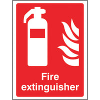FIRE EQUIPMENT SIGNS, Fire extinguisher, 150 x 200mm, Each