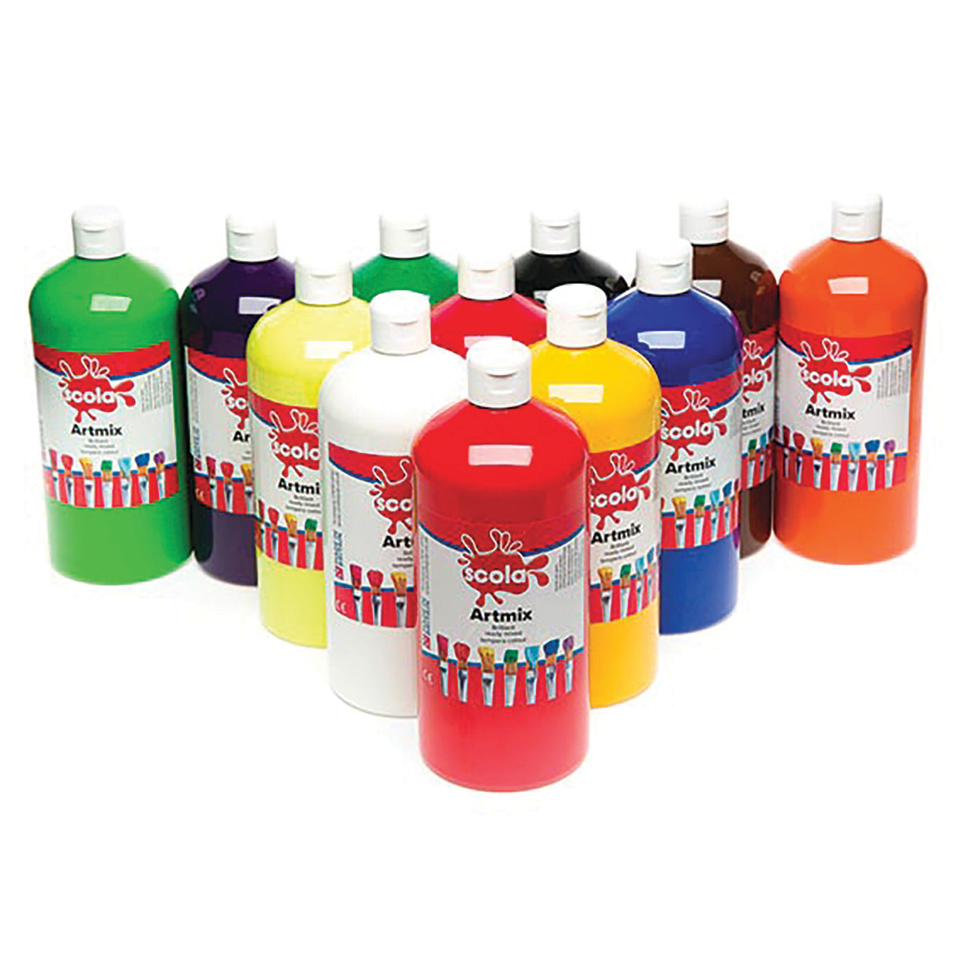 Ready Mixed Poster Paint Cerise - 600ml - STP70C, Ready Mixed Paints, Painting, Art and Craft