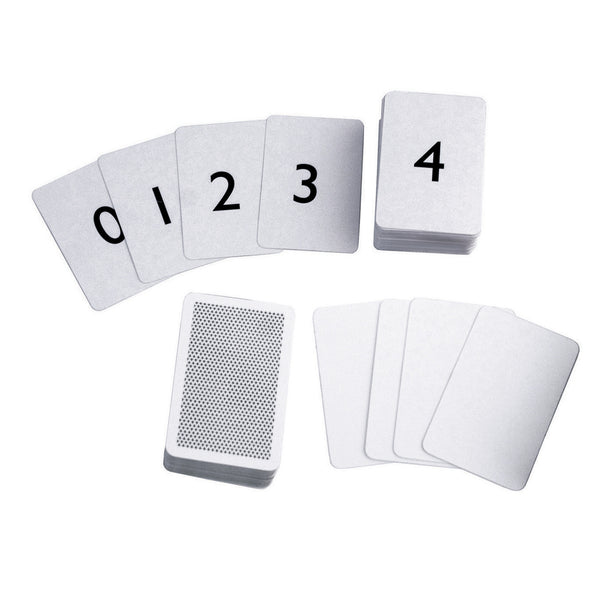 CARDS - PLASTIC COATED, Numbered, 0-100, Pack of 101