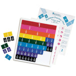 RAINBOW FRACTION TILES, For Ages 7+, Set of 51