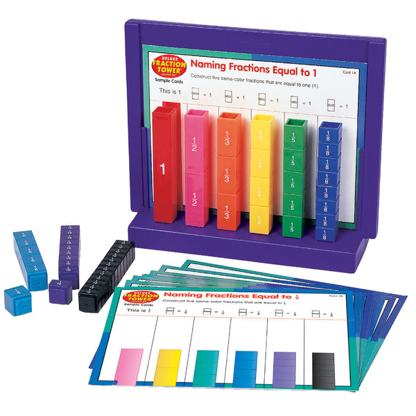 DELUXE FRACTION TOWER ACTIVITY SET, For Ages 5+, Set