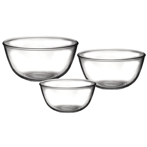 CLEAR, MIXING BOWLS, 210mm dia., Each