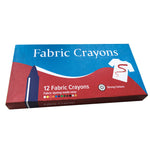 FABRIC CRAYONS, FABRIC CRAYONS, Pack of, 12