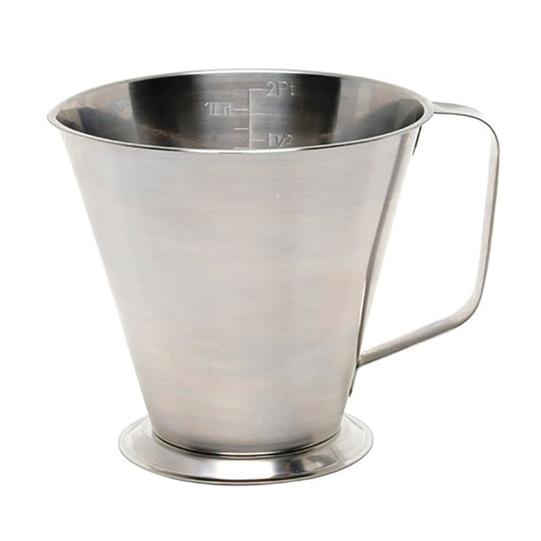 MEASURING JUGS, GRADUATED, Stainless Steel, 1 litre, Each