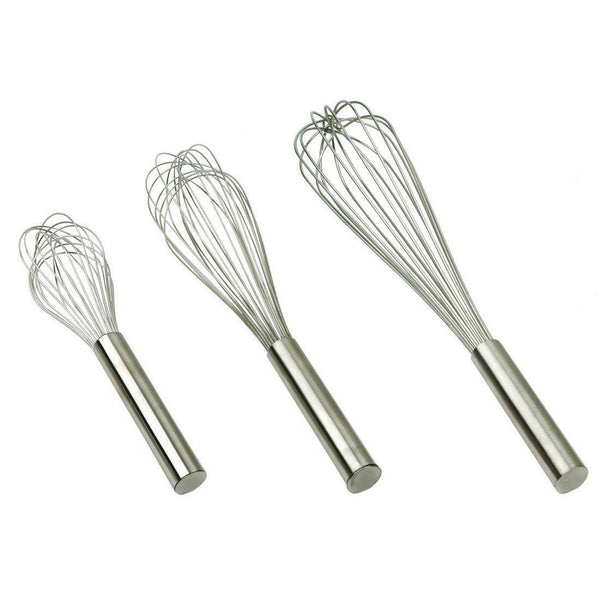 WHISKS, Balloon Type, Stainless Steel, 250mm, Each