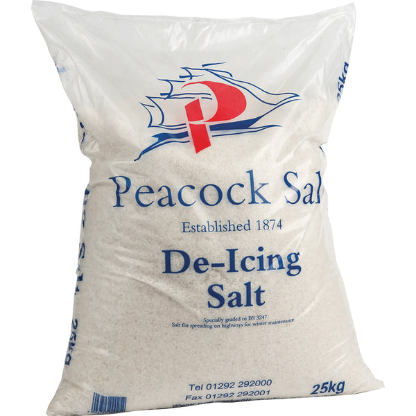 ROCK SALT, White, 25kg bags