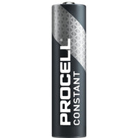 BATTERIES, DURACELL; PROCELL;, (AAA) MN2400, 1.5 volts, Pack of 10