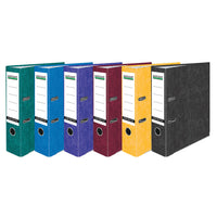 LEVER ARCH FILES, A4, 63mm CAPACITY, 2 RING MECHANISM, Gloss Cover, Heather Purple, Box of, 10