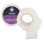 FIRST AID, TAPES AND STRAPPINGS, Microporous, Individually Wrapped, 25mm x 10m, Box of 12