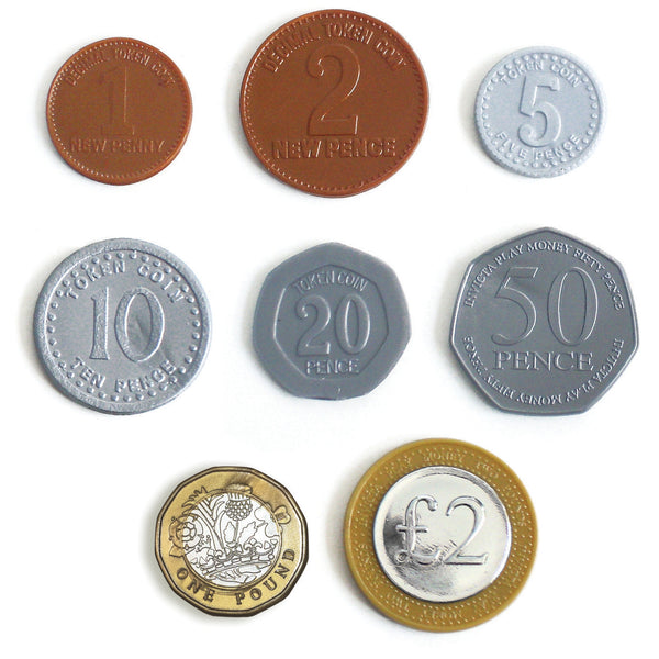 TEACHING MONEY SKILLS, Coin Sets, 20p value, Pack of 100