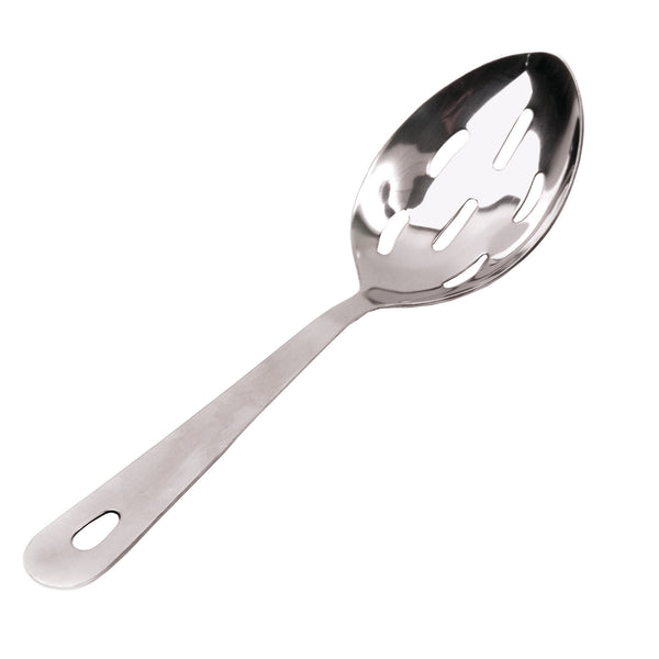 SPOONS, Serving, Stainless Steel, Perforated , 250mm, Each