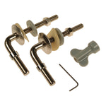 SPARE FITTINGS FOR WC SEATS, Metal Fittings, Chrome Plated, Each