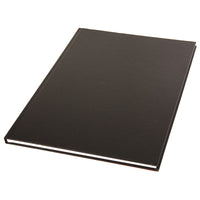 SKETCH BOOKS, Black PU Cover, 140gsm, A3, Each