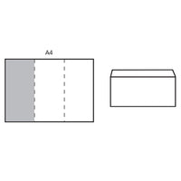 ENVELOPES (WITHOUT WINDOW), DL (110 x 220mm), Box of, 500