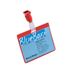 PVC with Clip, Red, Box of 25