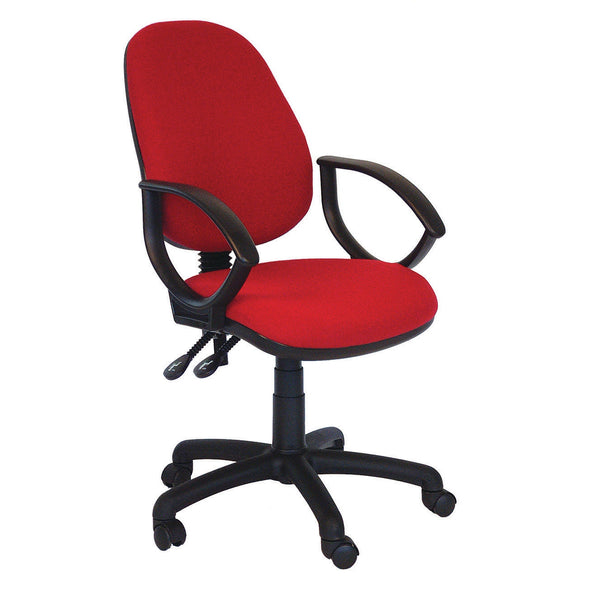 OPERATOR CHAIRS, High Back, With Fixed Arms, Ocean