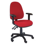 OPERATOR CHAIRS, High Back, With Height Adjustable Arms, Belize