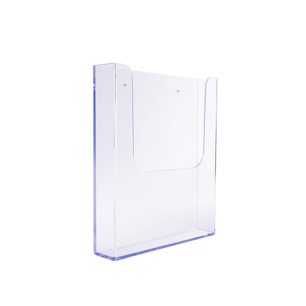 ACRYLIC LITERATURE DISPLAYS, Wall Mountable Dispenser, 1/3 A4, Pack of 4
