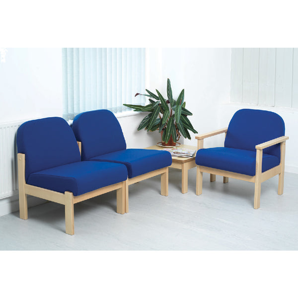 TIMBER RECEPTION RANGE, Chairs, With Beech Arms, Blizzard