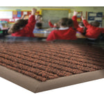 MATTING FOR SCHOOLS, 500 x 1000mm, RIBMASTER, Brown