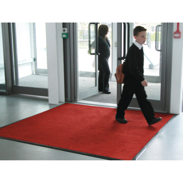 MATTING FOR SCHOOLS, 2000 x 2000mm, DIRTMASTER, Red